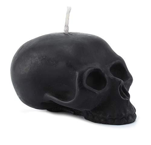 Darware Large Skull Shaped Candle; 4.75 x 3-Inch Decorative Themed Candles for Halloween, Horror and Novelty Decor