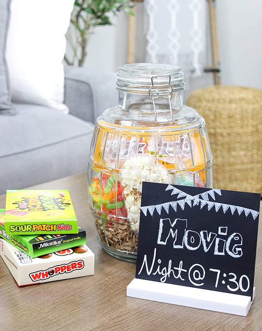 Gallon Glass Barrel Jar (4pk)