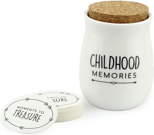 Family or Childhood Memories Ceramic Jar