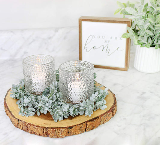 Little Hobnail Drinking Glasses (6oz, 4pk, Clear)