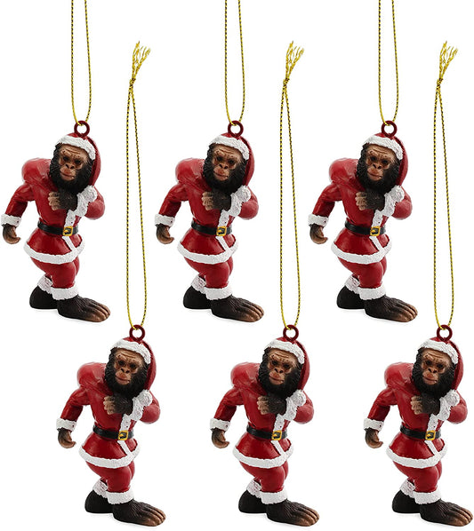 Bigfoot Christmas Ornaments (6-Pack)