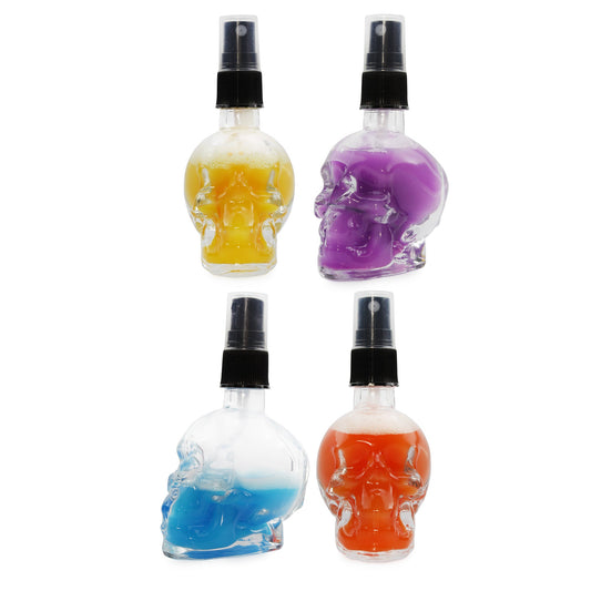 Skull Shaped Spray Bottles (4pk, 2oz)