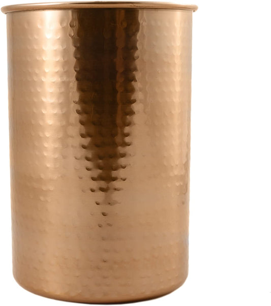 Copper Coated Kitchen Utensil Holder / 7-Inch Tool Caddy