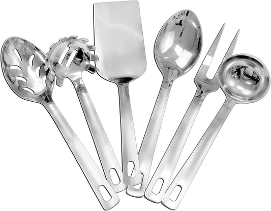 Complete Serving Spoon & Utensil Set (6-Piece Set)