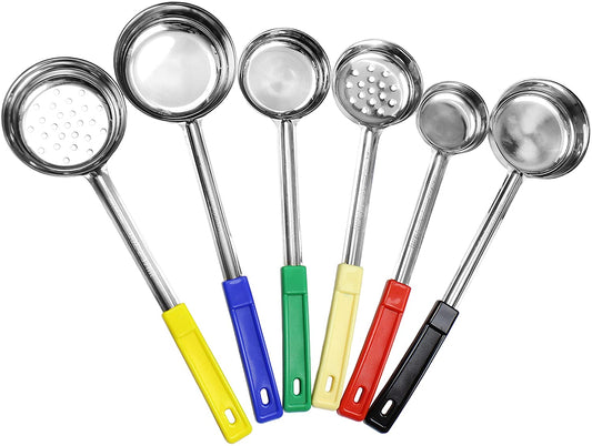 Portion Control Serving Spoons (6-Piece Ladle Set)