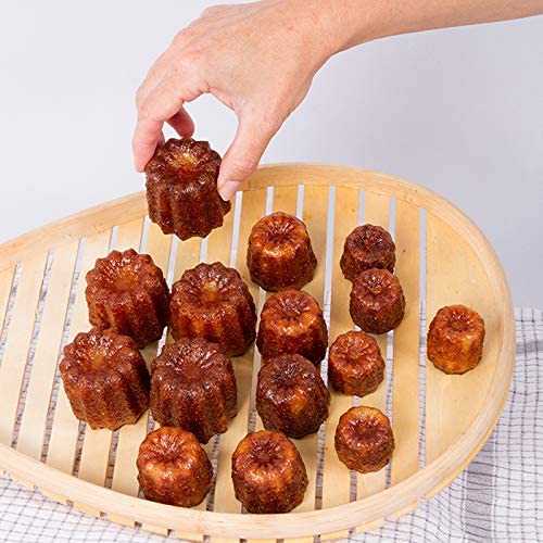 Copper Canelle Pastry Molds (4-Pack)