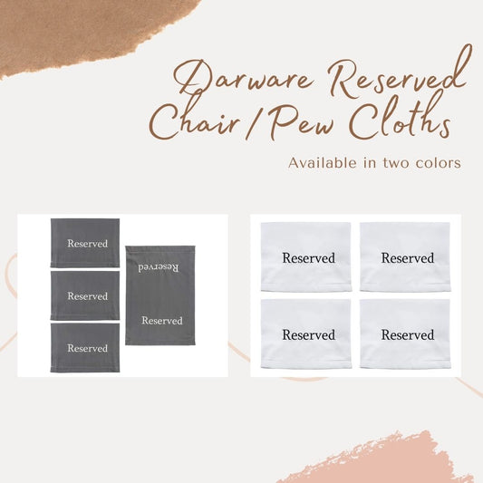 Reserved Chair/Pew Cloths (4-Pack)